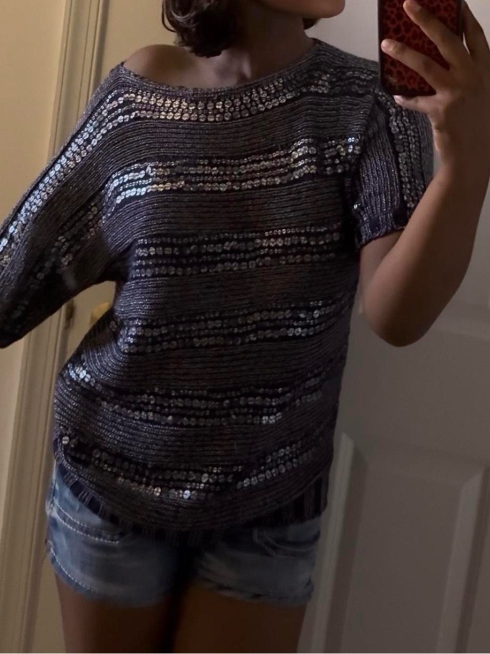 super adorable sequin top